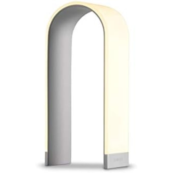 KONCEPT Mr. N Tall Table Lamp (Silver; Soft White Light), NL2-S-SIL-DSK