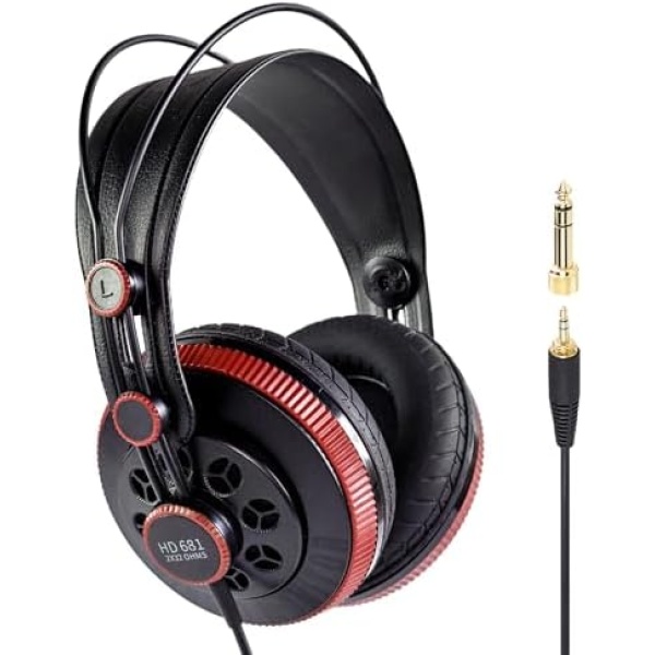Superlux HD681 Air Professional Monitoring Semi-Open Back Headphones with AIR